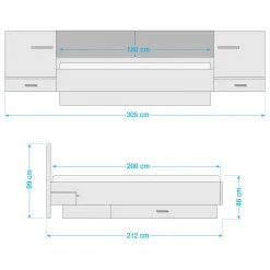 Loftscape Bettanlage Barbourville -Schlafzimmer Verkaufe DE 1000252498 210504 17382300069 SKETCH DETAILS P000000001000252498 sketch