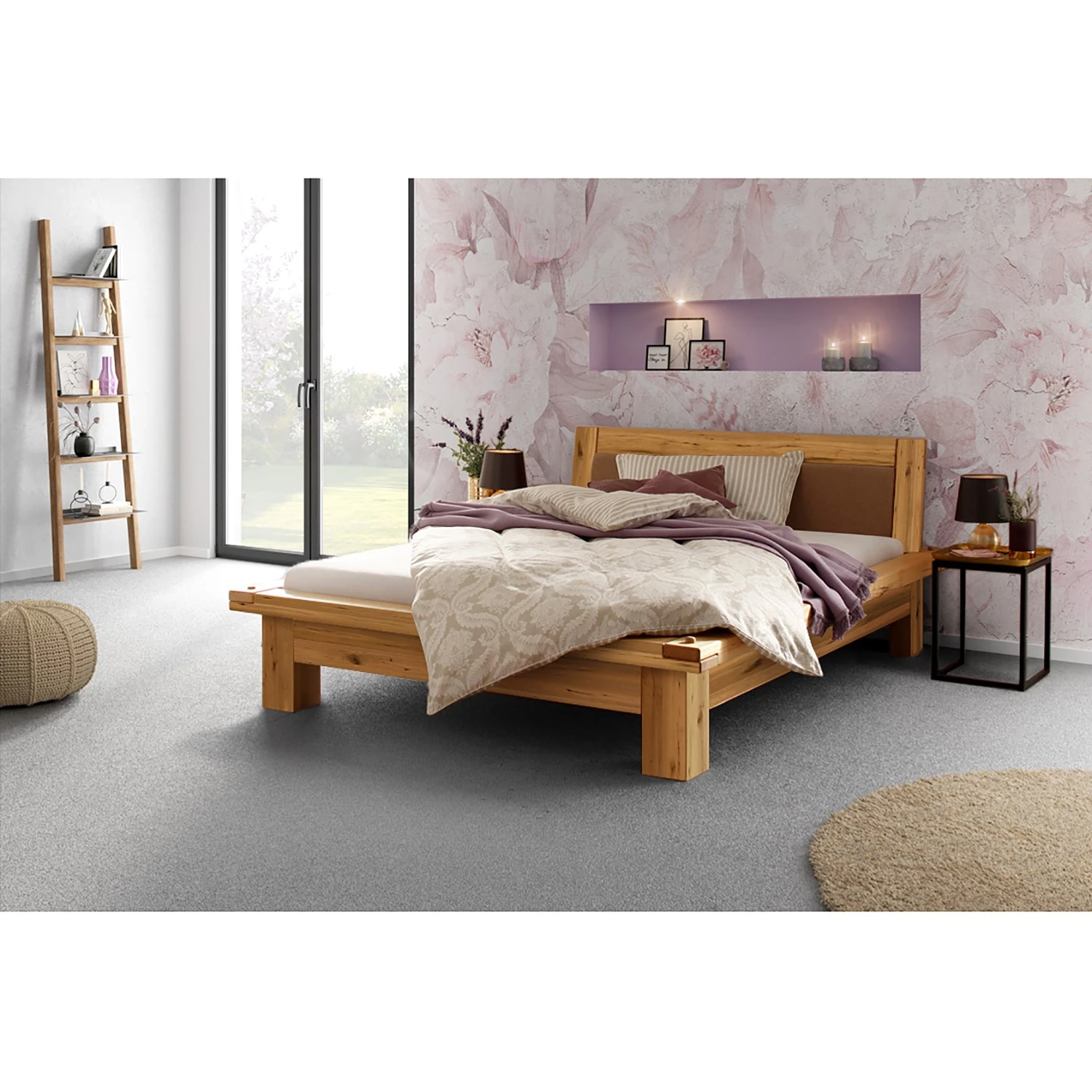 Ars Natura Massivholzbett Valleroy - 180 x 200cm 2 Ars Natura Massivholzbett Valleroy - 180 x 200cm – Bild 2