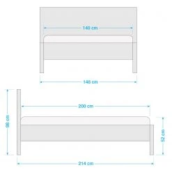 Ars Natura Massivholzbett Provency - Kernbuche - 140 x 200cm -Schlafzimmer Verkaufe DE 1000252525 210428 18413700123 SKETCH DETAILS P000000001000252525 sketch