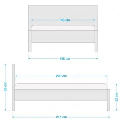Ars Natura Massivholzbett Albon - Wildeiche - 140 x 200cm -Schlafzimmer Verkaufe DE 1000252531 210428 18423000147 SKETCH DETAILS P000000001000252531 sketch