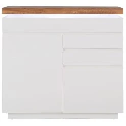 Fredriks Kommode Namona I - Inkl. Beleuchtung - Eiche Dekor / Weiß -Schlafzimmer Verkaufe DE 1000255076 220729 035 DETAILS P000000001000255076