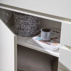 Fredriks Kommode Namona I - Inkl. Beleuchtung - Eiche Dekor / Weiß -Schlafzimmer Verkaufe DE 1000255076 220803 060 DETAILS P000000001000255076