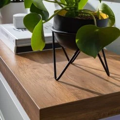 Fredriks Kommode Namona I - Inkl. Beleuchtung - Eiche Dekor / Weiß -Schlafzimmer Verkaufe DE 1000255076 220803 065 DETAILS P000000001000255076