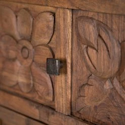 Wolf-Möbel Kommode Carving - Akazie massiv -Schlafzimmer Verkaufe DE 1000257008 220520 037 DETAILS P000000001000257008