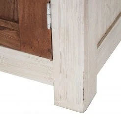 Wolf-Möbel Kommode Maison I - Akazie massiv - Akazie Stone / Antik Weiß -Schlafzimmer Verkaufe DE 1000257219 220406 080 DETAILS P000000001000257219