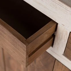 Wolf-Möbel Kommode Maison II - Akazie massiv - Akazie Stone / Antik Weiß -Schlafzimmer Verkaufe DE 1000257252 220406 055 DETAILS P000000001000257252