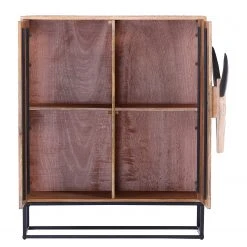 Naturoo Kommode Muhu - Mango massiv / Metall - Mango / Schwarz -Schlafzimmer Verkaufe DE 1000259765 210421 08210200030 DETAILS P000000001000259765