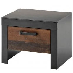 Red Living Nachtkommode Buzan - Altholz Dekor / Anthrazit