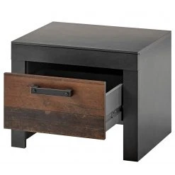 Red Living Nachtkommode Buzan - Altholz Dekor / Anthrazit -Schlafzimmer Verkaufe DE 1000261647 210430 11484500030 DETAILS P000000001000261647