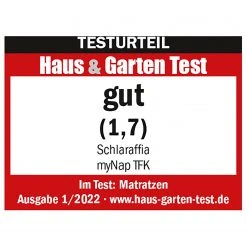 Schlaraffia Tonnentaschenfederkernmatratze myNap - 80 x 200cm -Schlafzimmer Verkaufe DE 1000263847 211217 1400510000605 ICON DETAILS P000000001000263847 icon seal