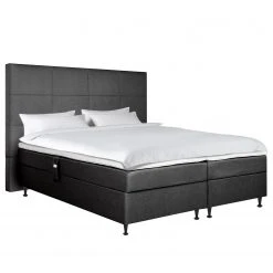 Loftscape Boxspringbett Machala - Dunkelgrau - 160 x 200cm