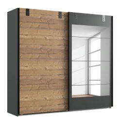 Wimex Schlafzimmer-Set Malmoe II (4-teilig) - Edeltanne Dekor / Graphit - 180 x 200cm - Breite: 270 cm -Schlafzimmer Verkaufe DE 1000265170 210806 12325000357 DETAILS P000000001000265170