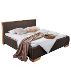 Loftscape Polsterbett Ruth - Braun / Eiche - 140 x 200cm