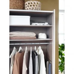 Rauch Blue Schwebetürenschrank Santiago - Alpinweiß - Breite: 261 cm - Premium - Ohne Spiegeltür/-en -Schlafzimmer Verkaufe DE 1000268766 210602 12434000185 DETAILS P000000001000268766