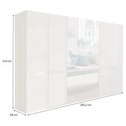 Wiemann Drehtürenschrank Barcelona IV - Höhe: 216 cm - Breite: 300 cm - 2 -Schlafzimmer Verkaufe DE 1000269833 210813 11183700125 SKETCH DETAILS P000000001000269833 sketch