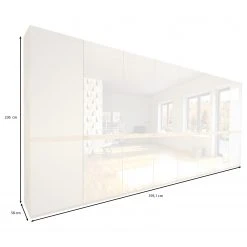 Wiemann Drehtürenschrank Barcelona VI - Höhe: 236 cm - Breite: 400 cm - 6 -Schlafzimmer Verkaufe DE 1000269849 210813 11184000196 SKETCH DETAILS P000000001000269849 sketch