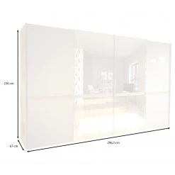 Wiemann Schwebetürenschrank Barcelona IV - Höhe: 236 cm - Breite: 300 cm - 2 -Schlafzimmer Verkaufe DE 1000269897 210813 11184800390 SKETCH DETAILS P000000001000269897 sketch