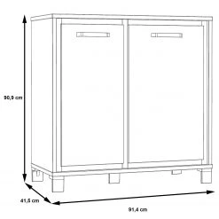 Red Living Kommode Egan I - Eiche Artisan Dekor / Eiche Schwarz Dekor -Schlafzimmer Verkaufe DE 1000270238 210609 06155900202 SKETCH DETAILS P000000001000270238 sketch