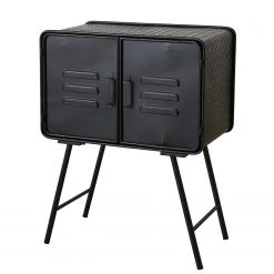 Boltze Kommode Style - Metall - Schwarz