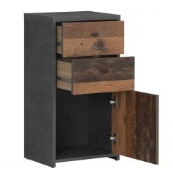 Loftscape Kommode Rison I - Dunkelgrau / Altholz Dekor -Schlafzimmer Verkaufe DE 1000272359 210819 07024100019 DETAILS P000000001000272359