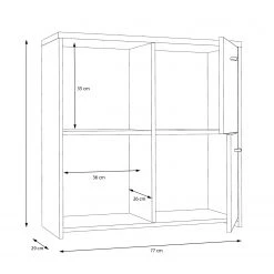 Loftscape Kommode Rison II - Dunkelgrau / Altholz Dekor -Schlafzimmer Verkaufe DE 1000272364 210819 07024300048 SKETCH DETAILS P000000001000272364 sketch