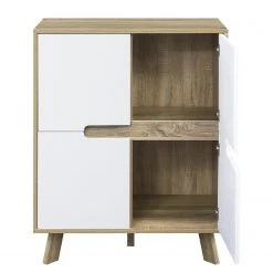 Norrwood Kommode Ibo - Weiß / Eiche Artisan Dekor -Schlafzimmer Verkaufe DE 1000273493 210615 13505600014 DETAILS P000000001000273493