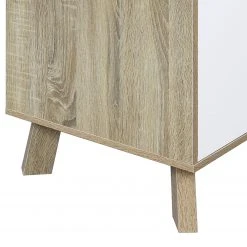 Norrwood Kommode Ibo - Weiß / Eiche Artisan Dekor -Schlafzimmer Verkaufe DE 1000273493 210615 13505700037 DETAILS P000000001000273493