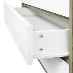 Norrwood Kommode Jano II - Weiß / Eiche Artisan Dekor -Schlafzimmer Verkaufe DE 1000273497 210615 13505700038 DETAILS P000000001000273497