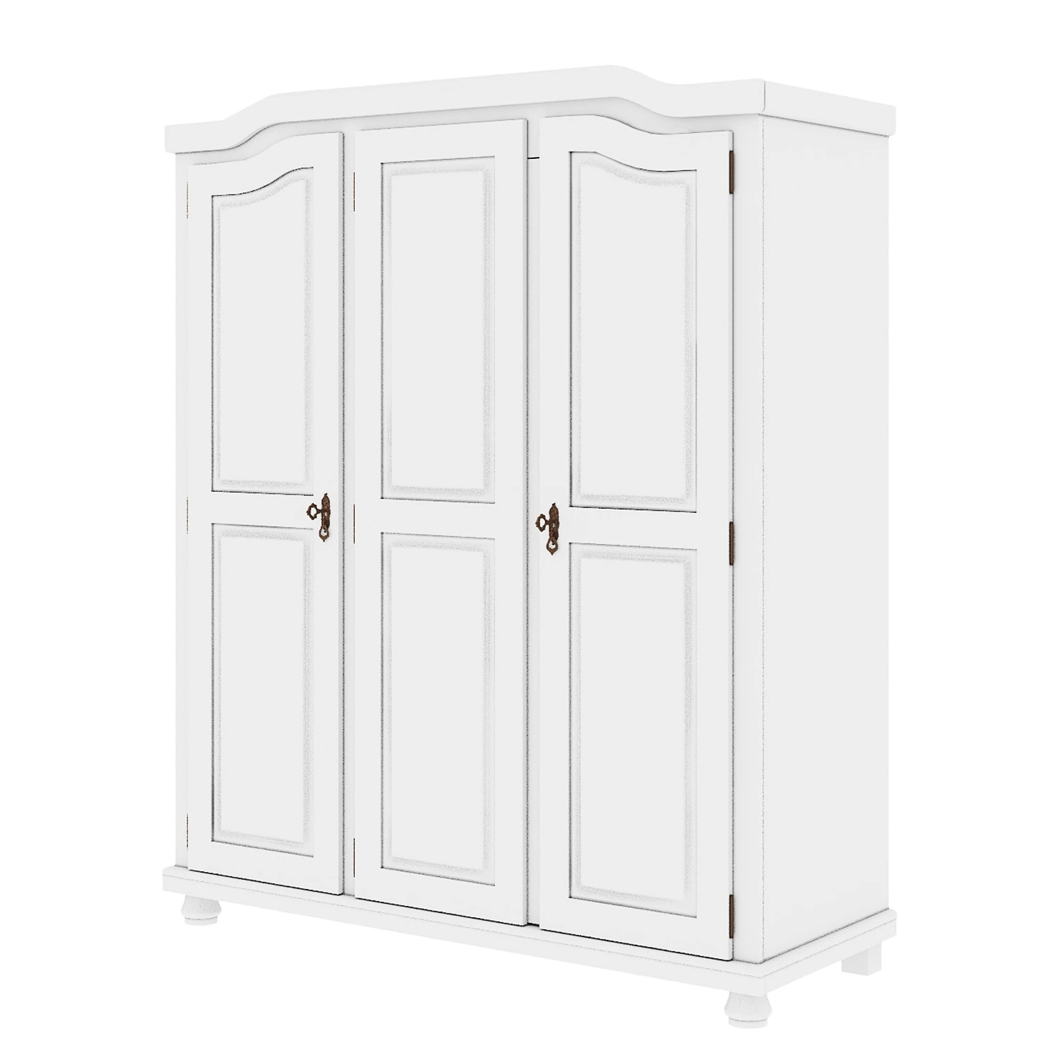 Maison Belfort Drehtürenschrank Heidi - Weiß - 3 1 Maison Belfort Drehtürenschrank Heidi - Weiß - 3