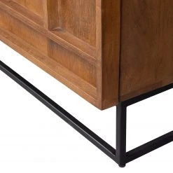 Red Living Kommode Borro II - Mango massiv / Metall - Mango / Schwarz -Schlafzimmer Verkaufe DE 1000275679 210630 12481900376 DETAILS P000000001000275679