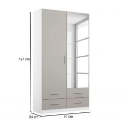 Rauch Orange Drehtürenschrank Stuttgart II - Höhe: 210 cm - Breite: 90 cm -Schlafzimmer Verkaufe DE 1000278586 210715 11213400016 DETAILS P000000001000278586