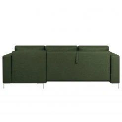 Fredriks Ecksofa Summer - Webstoff Mavie: Dunkelgrün - Longchair davorstehend rechts - Mit Schlaffunktion -Schlafzimmer Verkaufe DE 1000279799 211217 13143400757 DETAILS P000000001000279799