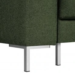 Fredriks Ecksofa Summer - Webstoff Mavie: Dunkelgrün - Longchair davorstehend rechts - Mit Schlaffunktion -Schlafzimmer Verkaufe DE 1000279799 211217 13143400801 DETAILS P000000001000279799