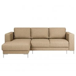 Fredriks Ecksofa Summer - Recycelter Strukturstoff Gesa: Beige - Longchair davorstehend links - Mit Schlaffunktion -Schlafzimmer Verkaufe DE 1000279828 211217 13145301045 DETAILS P000000001000279828
