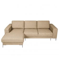 Fredriks Ecksofa Summer - Recycelter Strukturstoff Gesa: Beige - Longchair davorstehend links - Mit Schlaffunktion -Schlafzimmer Verkaufe DE 1000279828 211217 13145301078 DETAILS P000000001000279828