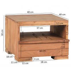 Naturoo Nachtkommode Laura - Akazie -Schlafzimmer Verkaufe DE 1000280748 210721 16021800064 SKETCH DETAILS P000000001000280748 sketch