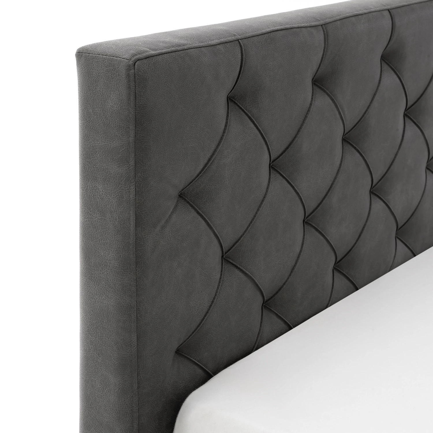 Meise.möbel Polsterbett San Remo - Anthrazit - 180 x 200cm - Schwarz 4 Meise.möbel Polsterbett San Remo - Anthrazit - 180 x 200cm - Schwarz – Bild 4