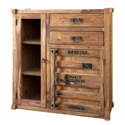 Wolf-Möbel Kommode Container I - Sheesham massiv