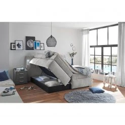 Loftscape Boxspringbett Liverpool - Hellgrau - 160 x 200cm -Schlafzimmer Verkaufe DE 1000281869 210916 10541000212 MOOD DETAILS P000000001000281869 mood