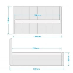 Loftscape Polsterbett Clemont - 180 x 200cm -Schlafzimmer Verkaufe DE 1000281880 210916 10545900624 SKETCH DETAILS P000000001000281880 sketch