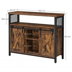 Red Living Kommode Hazlet II - Braun / Schwarz -Schlafzimmer Verkaufe DE 1000283942 210810 15023700071 SKETCH DETAILS P000000001000283942 sketch