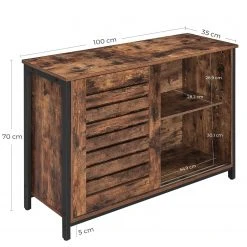 Red Living Kommode Condover VII - Braun / Schwarz -Schlafzimmer Verkaufe DE 1000283943 210813 06354100076 SKETCH DETAILS P000000001000283943 sketch