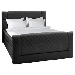 Loftscape Boxspringbett Chandler IV - Schwarz - 140 x 200cm - H2