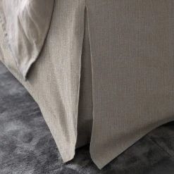 Studio Copenhagen Polsterbett Nathan - Flachgewebe Meave: Grau - 140 x 200cm -Schlafzimmer Verkaufe DE 1000293805 210930 15205500090 DETAILS P000000001000293805