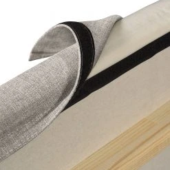 Studio Copenhagen Polsterbett Nathan - Flachgewebe Meave: Grau - 140 x 200cm -Schlafzimmer Verkaufe DE 1000293805 210930 152056000101 DETAILS P000000001000293805