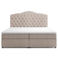 Loftscape Boxspringbett Miriam - Beige - 200 x 200cm -Schlafzimmer Verkaufe DE 1000294472 220223 035 DETAILS P000000001000294472