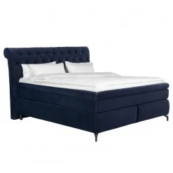 Loftscape Boxspringbett Simon - Blau - H3