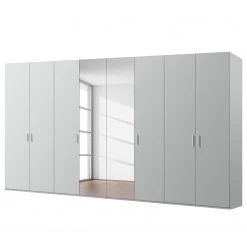 Drehtürenschrank SKØP pure reflect - Seidengrau - Höhe: 236 cm - Breite: 360 cm