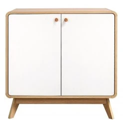 Norrwood Kommode Chelan - Weiß / Eiche Dekor -Schlafzimmer Verkaufe DE 1000299460 211013 13334300059 DETAILS P000000001000299460