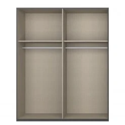 Schwebetürenschrank SKØP pure artisan - Graphit / Eiche Artisan Dekor - Höhe: 236 cm - Breite: 181 cm - 2 -Schlafzimmer Verkaufe DE 1000303538 211201 11253800897 DETAILS P000000001000303538